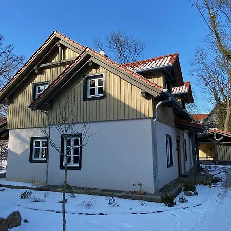 Ferienhaus Ilsenburg, Luxurioese Landhaeuser Mit Sauna Und Kamin, Mitten Im Harz Camera foto