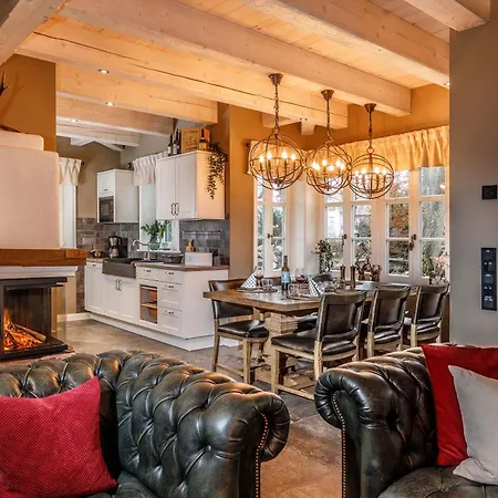 Ferienhaus Ilsenburg, Luxurioese Landhaeuser Mit Sauna Und Kamin, Mitten Im Harz Esterno foto