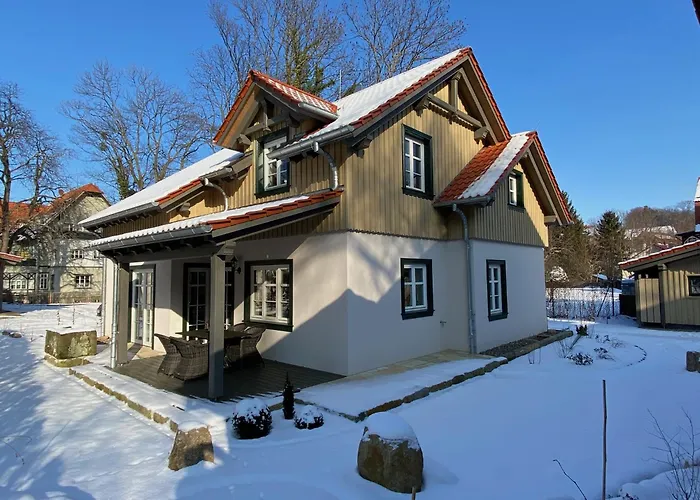 Ferienhaus Ilsenburg, Luxurioese Landhaeuser Mit Sauna Und Kamin, Mitten Im Harz