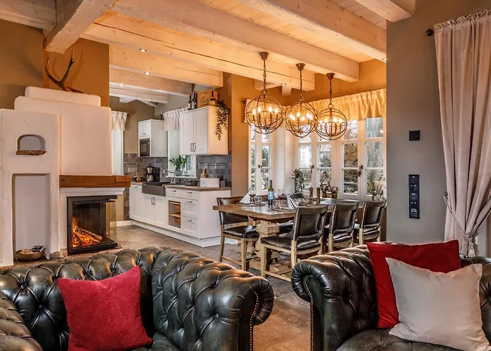 Ferienhaus Ilsenburg, Luxurioese Landhaeuser Mit Sauna Und Kamin, Mitten Im Harz