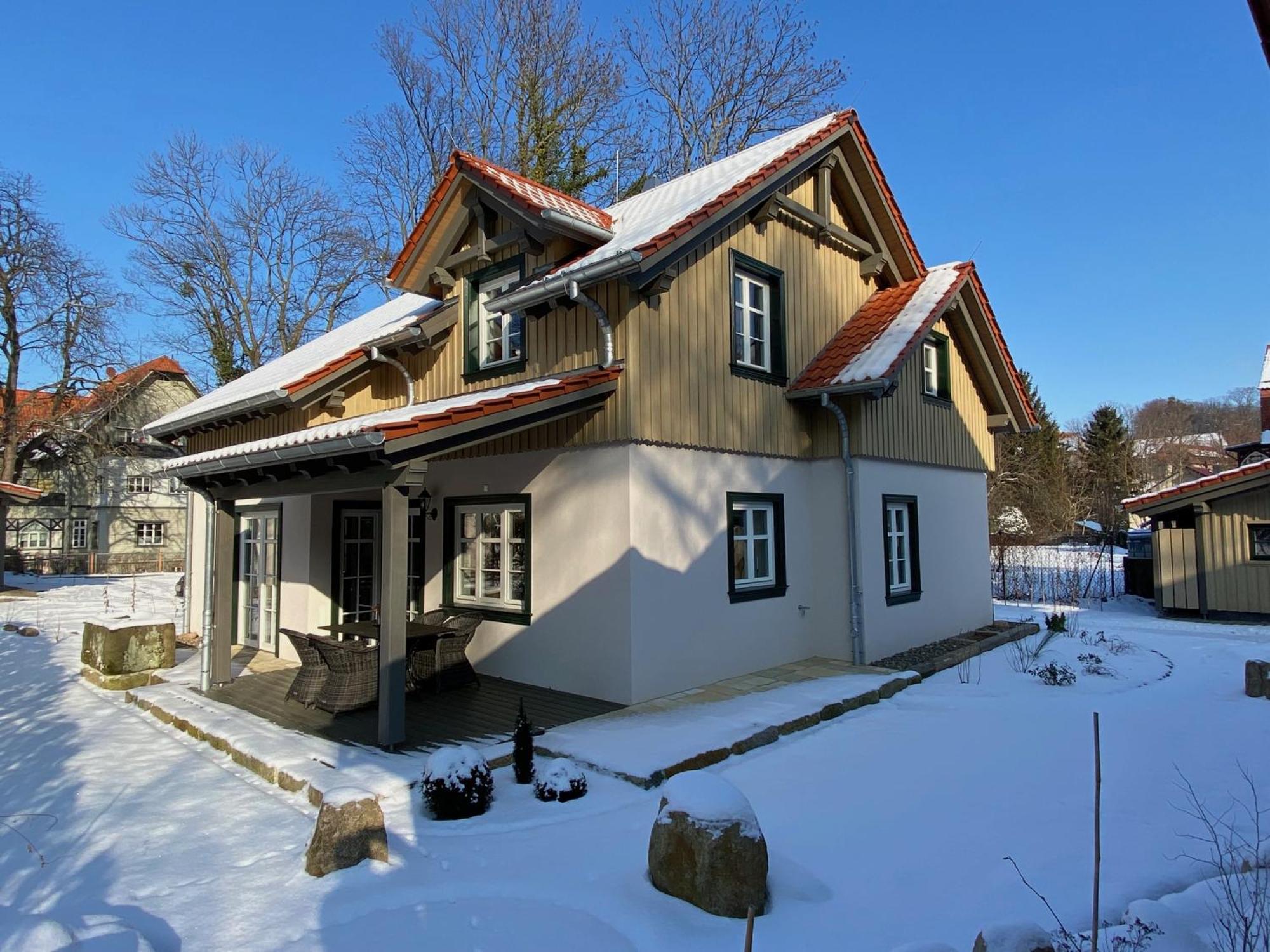 Ferienhaus Ilsenburg, Luxurioese Landhaeuser Mit Sauna Und Kamin, Mitten Im Harz *