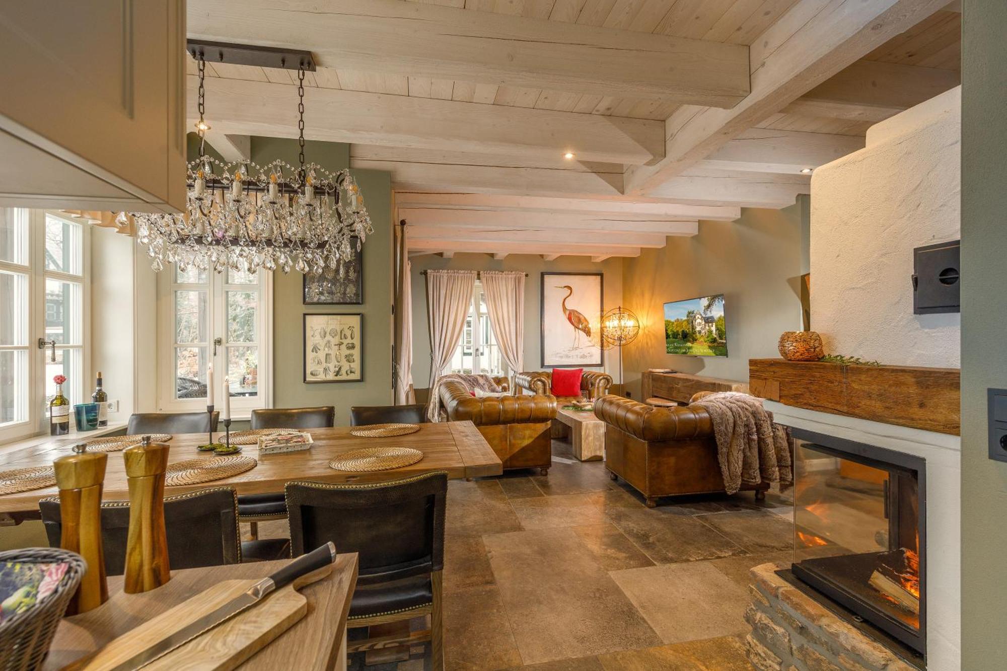 Ferienhaus Ilsenburg, Luxurioese Landhaeuser Mit Sauna Und Kamin, Mitten Im Harz